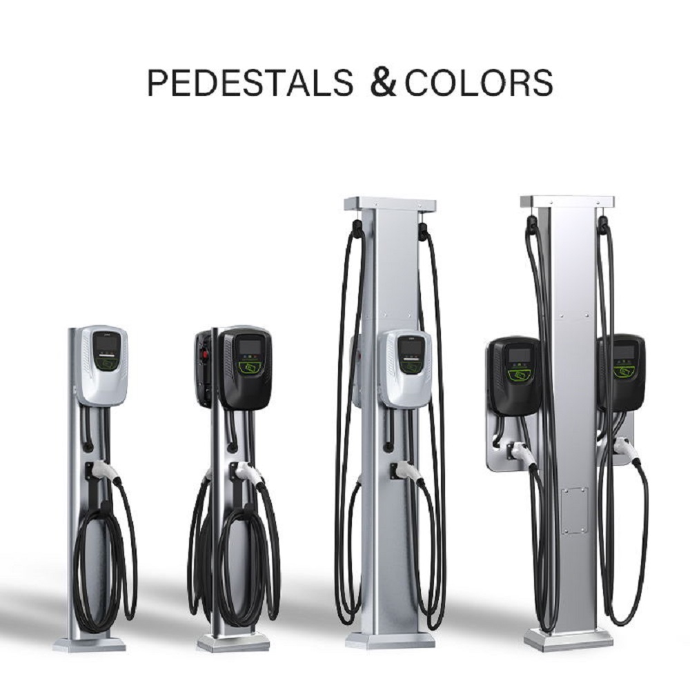 The pedestal manufactured by Joint is ADS compliant and is a high quality EV charging station accessory.