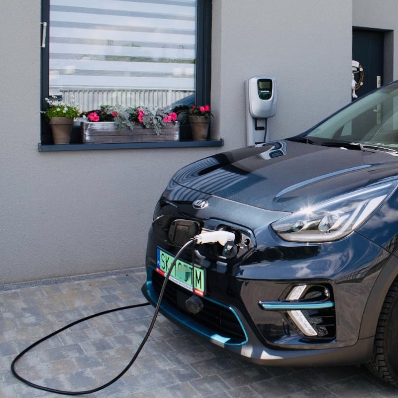 EVC10 is a commercially available smart electric vehicle charger