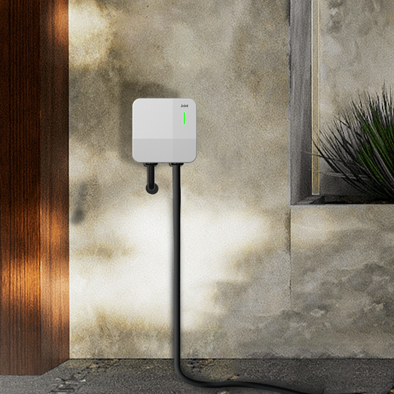 The Joint EVC27 double electric car charger has two guns