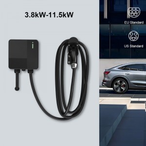 EVC27-EU เครื่องชาร์จ EV บ้านอัจฉริยะ 11KW พร้อม OCPP 1.6J, มีบริการ OEM/ODM