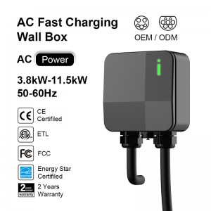 EVC27 AC Fast Charging Wall Box,ODM Services Available