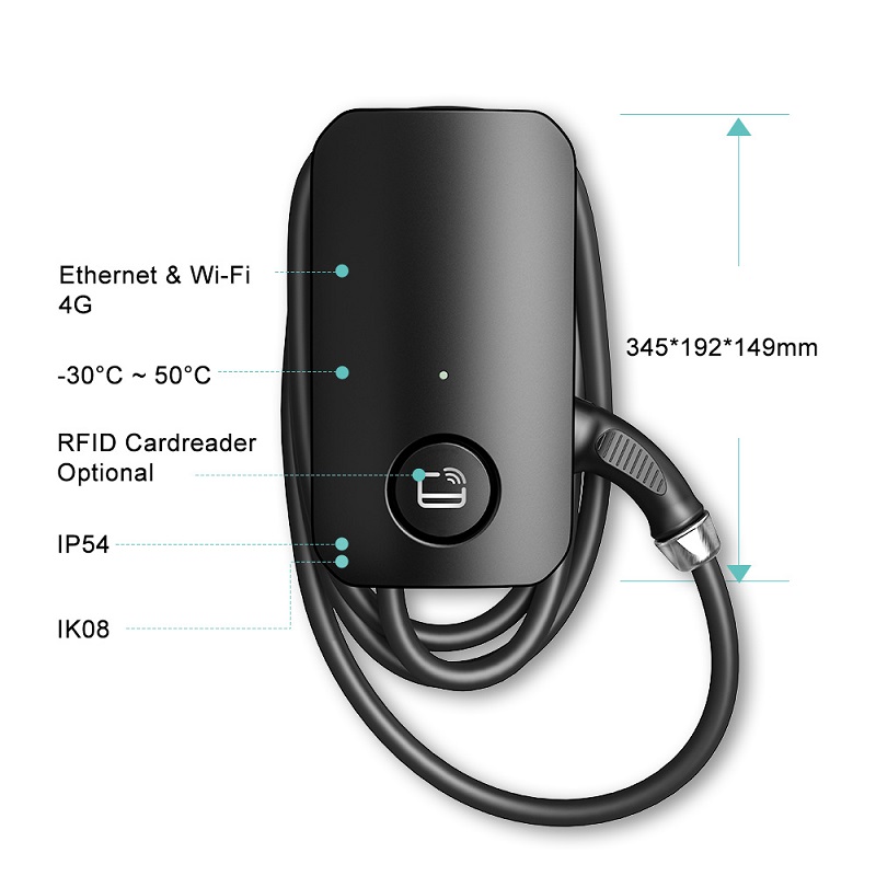 EVC33 home electric vehicle charger 