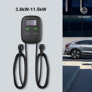 Cargador EV de alimentación de CA EVCD1 nivel 2 de hasta 48 A * 2 - Distribuidor de cargadores para automóviles eléctricos de China