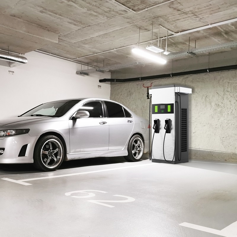 EVCD100 is a fast EV charging station.