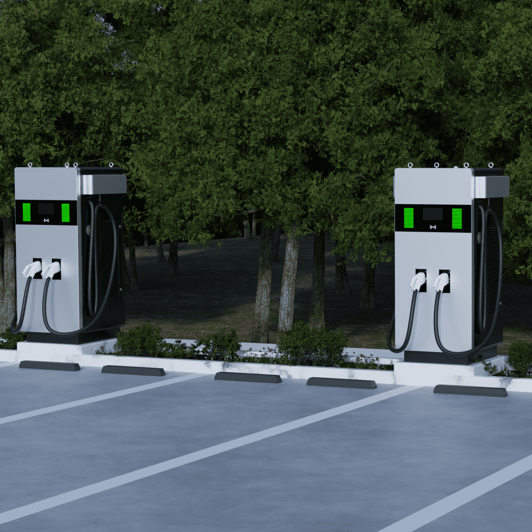 EVD100 180kw supports DC fast charging that suitable for Gas stations.