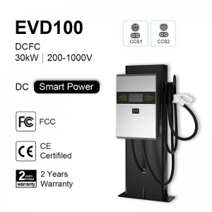 EVD100 30KW Smart DC Power Electric Car Charger for all EVs